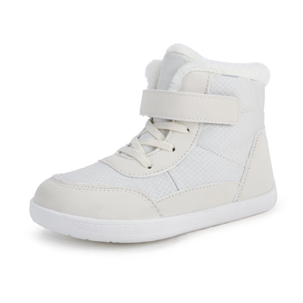 2024 Winter New Cross-border Children's High-top Fleece-lined Thick Wide-head Cotton Shoes Outdoor Warm Snow Boots Wholesale